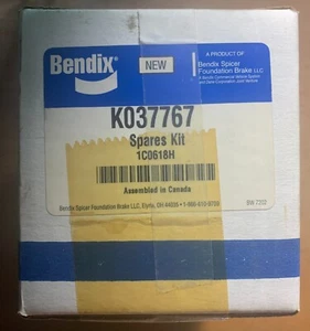 BENDIX SPLINED DISC ROTOR REPLACEMENT KIT K037767 IN ORIGINAL BOX  - Picture 1 of 2