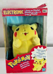 RARISSIMA FIGURA INTERATTIVA POKEMON PIKACHU 1999 NINTENDO NUOVA - Foto 1 di 5