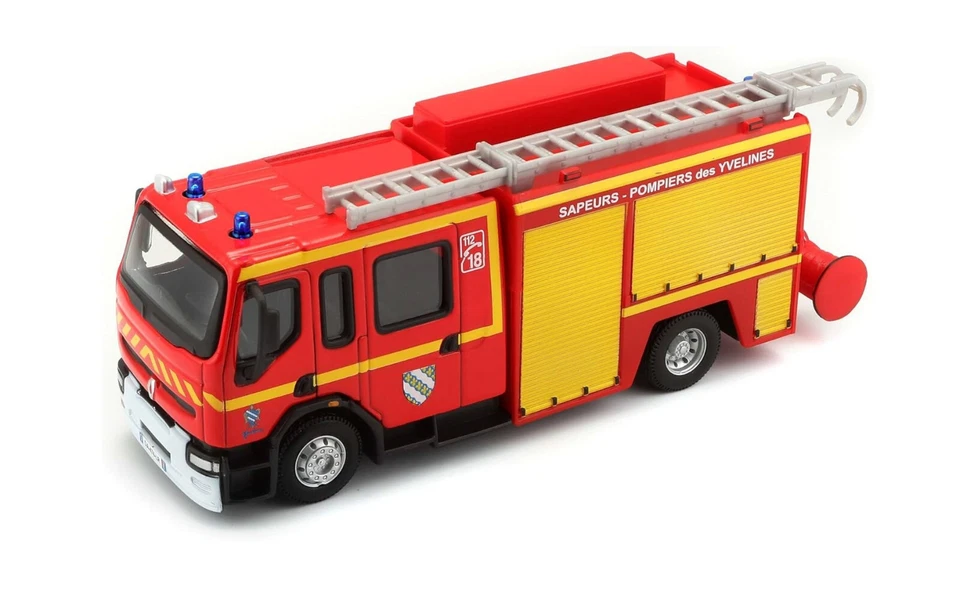 RENAULT PREMIUM 2010 - Camion FPT sapeurs pompiers SDIS 78 - 1/50 BURAGO 32002 - Photo 1/3