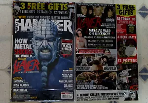 METAL HAMMER MAGAZINE +15-Track CD & 3 FREE GIFTS NOV 2015,SLAYER Kings Of Hell. - Imagen 1 de 3