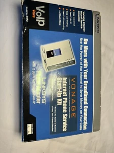 Linksys Vonage Pap2 Internet Phone Service Zestaw startowy Adapter 2 porty VoIP - Zdjęcie 1 z 5