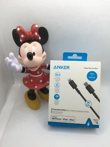Anker USB C至iPhone 6 /7/8/10/11Pro Max X / XS / XR / XS的3英尺电源线II闪电电缆 - Picture 1 of 1