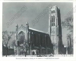 1966 University of Chicago the Rockefeller Memorial Campus Chapel Press Photo - Bild 1 von 2