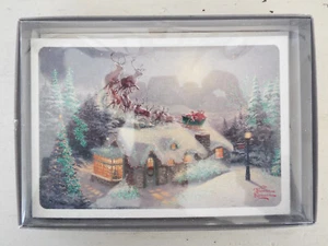 8 Hallmark Thomas Kincade Painter of Light Christmas Cards Dash Away 2012 - Picture 1 of 6