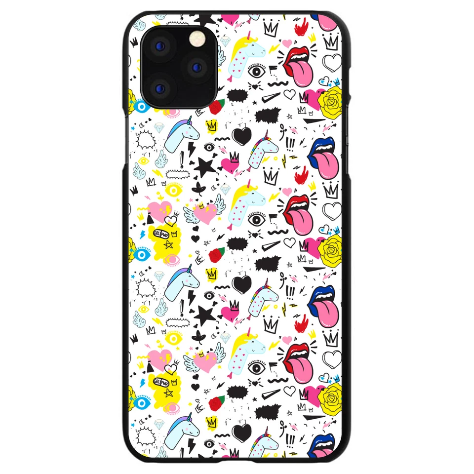 Hard Case Cover for iPhone / Samsung Galaxy Unicorn Crowns Loud Mouth - Image 1 of 1
