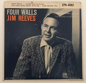 '57 Country EP JIM REEVES Four Walls RCA VICTOR - Picture 1 of 4