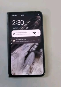 As is Google Pixel Fold 256gb Black Unlocked Damaged Inner LCD Display - Zdjęcie 1 z 4