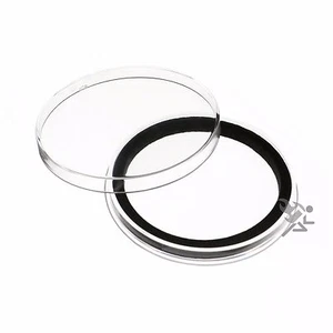 Air-Tite Brand Y57mm Black Ring Coin Capsule Holders Qty: 1 - Picture 1 of 1