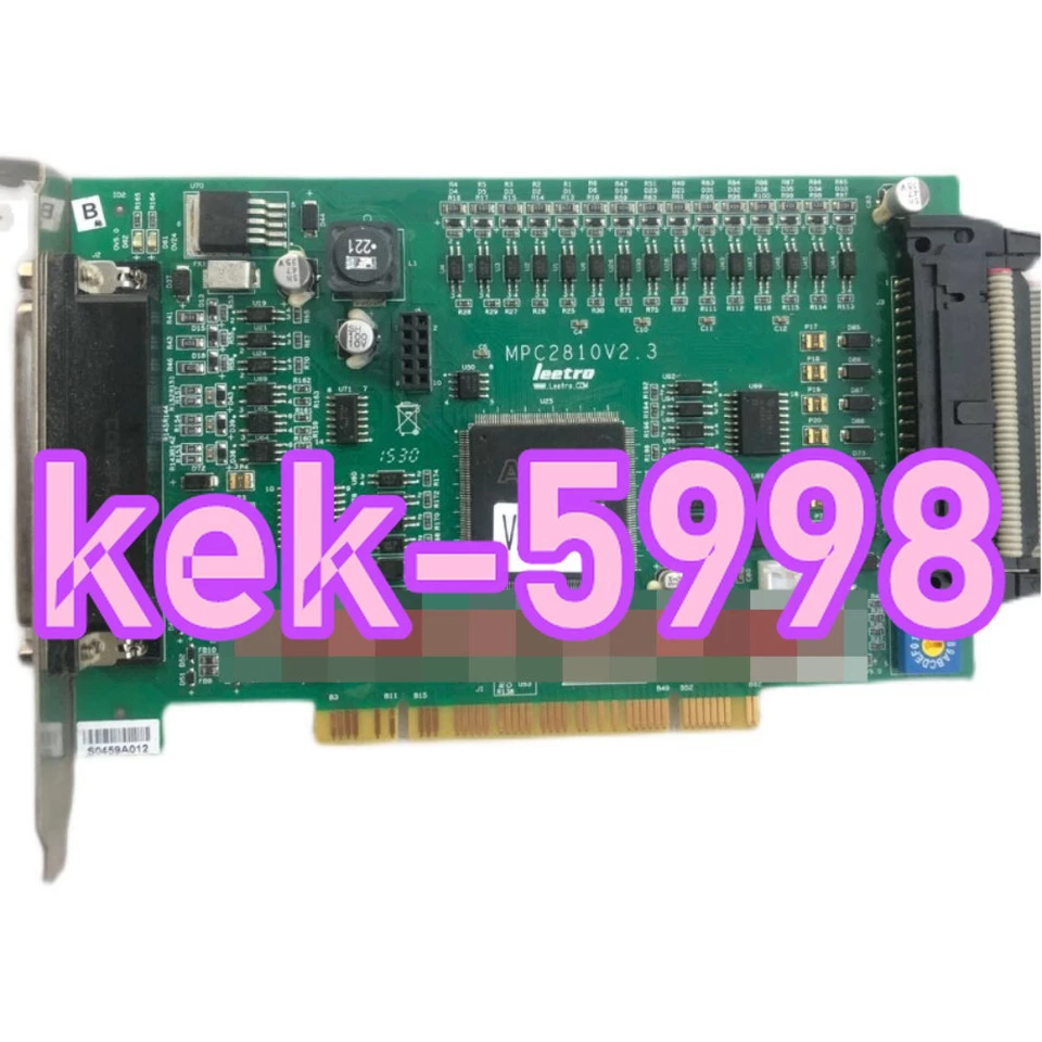 1PC Gebraucht Motion Control Card MPC2810A 4-axis Control LEETRO MPC2810V2.3 #CZ - Image 1 of 1