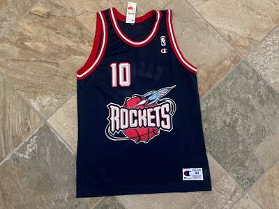 Vintage Houston Rockets Sam Cassell Champion Basketball Jersey, Size 44 Large - Image 1 of 4