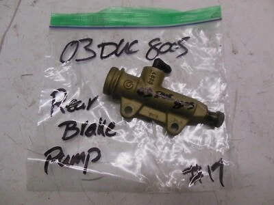 Bomba de freno trasera EE34 Ducati Monster 800 S 2003 62540051AB Foto 1 de 4