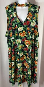 DEREK HEART PLUS CHOKER NECKLINE WITH FRONT & BACK V CUT-OUTS SIZE 3X - Picture 1 of 3