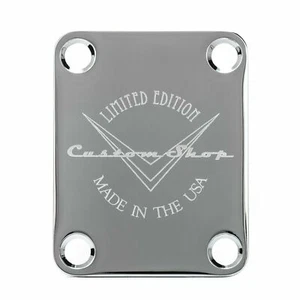Hals Flach Custom Shop - Chrom - Begrenzte Ausgabe Hergestellt IN USA - - Bild 1 von 3