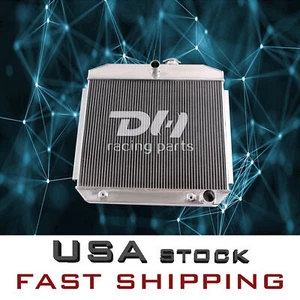 4Rows Radiator Fit 1955/1956/1957 Chevy Bel Air 150 210 Nomad Cars V8 Engine - Picture 1 of 11