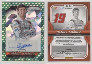 2016 Panini Prizm NASCAR Driver Signatures Green Flag /99 Daniel Suarez #DZ Auto