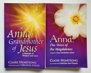 Anna, Grandmother of Jesus & Voice of Magdalenes - Claire Heartsong 2 Book Lot - Imagen 1 de 3