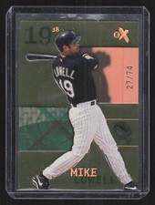 2003 Fleer E-X #29 Mike Lowell Essential Credentials Future /74