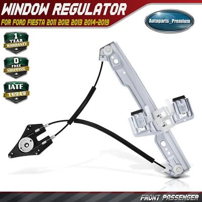 Regulador de janela de energia dianteiro passageiro direito para Ford Fiesta 2011 2012 2013-2019 - Imagem 1 de 4