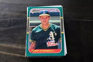 TARJETA AUTOGRAFIADA DE TERRY STIENBACH OAKLAND A'S - Imagen 1 de 1
