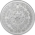 Pure Silver .999 Bullion - Mexico Aztec Calendar Mayan- 1/4 oz round coin