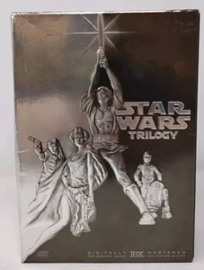 2004 STAR WARS TRILOGY DVD 4 DISC BOXED SET USED OPENED - Imagen 1 de 3