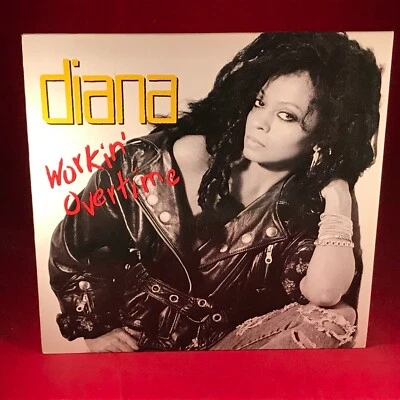 DIANA ROSS Workin' Overtime 1989 UK Vinyl LP + INNER EMI record Nile Rodgers - Image 1 of 4
