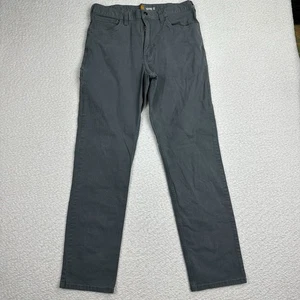 Pantalones de carpintero Carhartt para hombre talla 34x34 de lona gris pierna recta calce relajado - Imagen 1 de 11