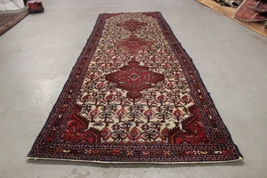Antik handgeknüpfter alte Perser Teppich 335 x 106 cm ca 80 Jahre alt - Bild 1 von 7