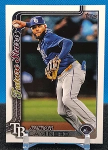 Junior Caminero Future Stars 2025 Topps Series 2 #477 Tampa Bay Rays - Picture 1 of 6