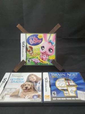 Littlest Pet Shop Garden Jardin Nintendo DS Case And Manual Only + 2 Other Cases - Image 1 of 4