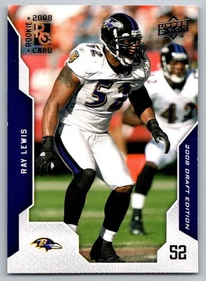 2008 Upper Deck Draft Edition Ray Lewis Baltimore Ravens #110 - Image 1 of 2