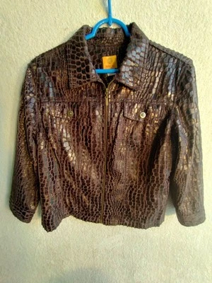 Ruby Rd womens zip up jacket Size 14 Which Is Large 100%polyester Sizes In... - Image 1 of 4