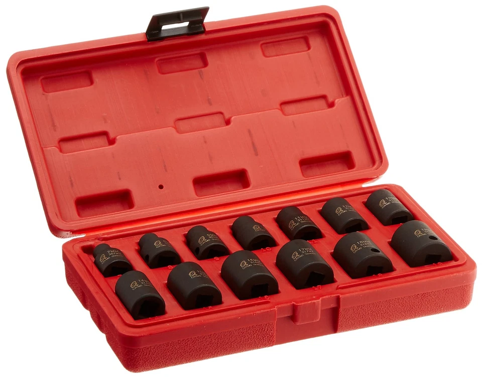 3675 3/8-Inch Drive Standard Metric 12 Point Impact Socket Set, 13-Piece - Image 1 of 2