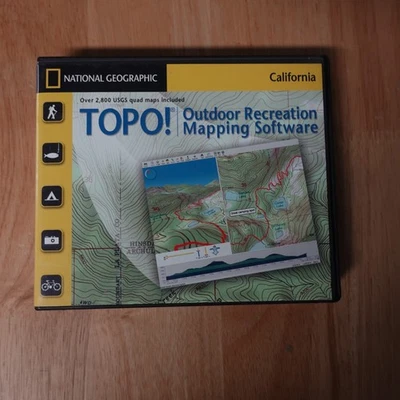 National Geographic Topo! Outdoor Recreation Mapping Software California - Image 1 of 4