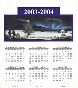 CL103-T1x1, 2003-2004 ALA Test Design U.S. Christmas Seals Themed Calendar - Picture 1 of 3