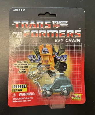 Transformers G1 reissue Minibot Keychain – Brawn – NEW, sealed card! - Image 1 of 4