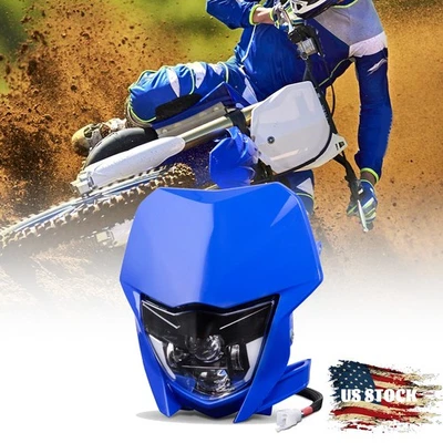 Faro LED con cubierta DRL alto bajo para Yamaha YZ250F YZ250FX TTR 110 125 200 Foto 1 de 4