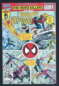Vintage "Marvel Web Of Spider-Man Annual #8" (1992) The Hero Killers Parte 3 - Foto 1 di 2