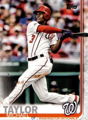 5 CARD LOT - 2019 Topps - Michael Taylor #101 - Image 1 of 2