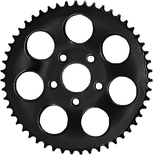 Drag Specialties Flat Rear Sprocket 530 48T Gloss Black Harley Davidson - Image 1 of 1
