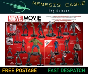 MARVEL MOVIE COLLECTION FIGURINES EAGLEMOSS BNIB + MAG NOW WITH FREE P&P - Picture 1 of 41