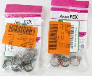 15 Stück Apollo Rohrschellenringe Edelstahl 1/2" PEX PXPRO1210PK - Bild 1 von 3