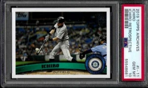 PSA 10 - 2019 Topps Archives Ichiro Retrospective #I-11 (2011) Mariners HOF - Picture 1 of 2