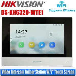 Intercomunicador de video Hikvision DS-KH6320-WTE1 Estación interior Wifi 7 pulgadas Monitor PoE - Imagen 1 de 6