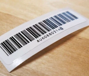 1 (ONE) Nintendo Game Boy Advance AGB-001 Replacement Bar Code Sticker Label  - Picture 1 of 3