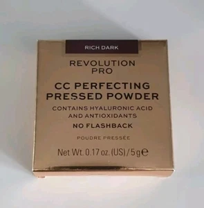 REVOLUTION PRO CC PERFECTING PRESSED POWDER [RICH DARK ] 5g - Picture 1 of 2