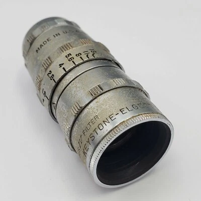 Keystone Elgeet 1 1/2" 38mm F1.8 Cine-Tel Lens for D Mount / Pentax Q Adaptation - Image 1 of 4