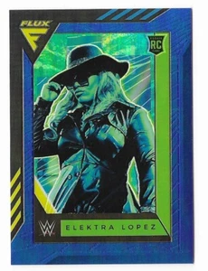 Elektra Lopez 2022 Panini Chronicles WWE Flux Blue Prizm #320 /99 Wrestling NXT - Picture 1 of 2