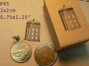 Estampilla de goma P65 Tardis WM - Imagen 1 de 1