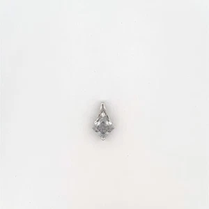 14k White Gold CZ Slider Pendant (C31014466) - Picture 1 of 2